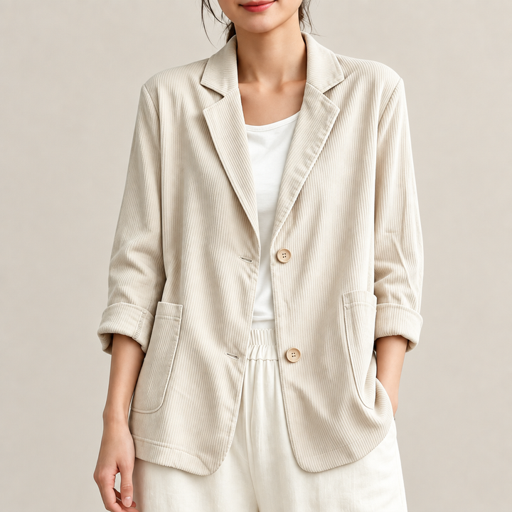 Lena Relaxed Corduroy Blazer
