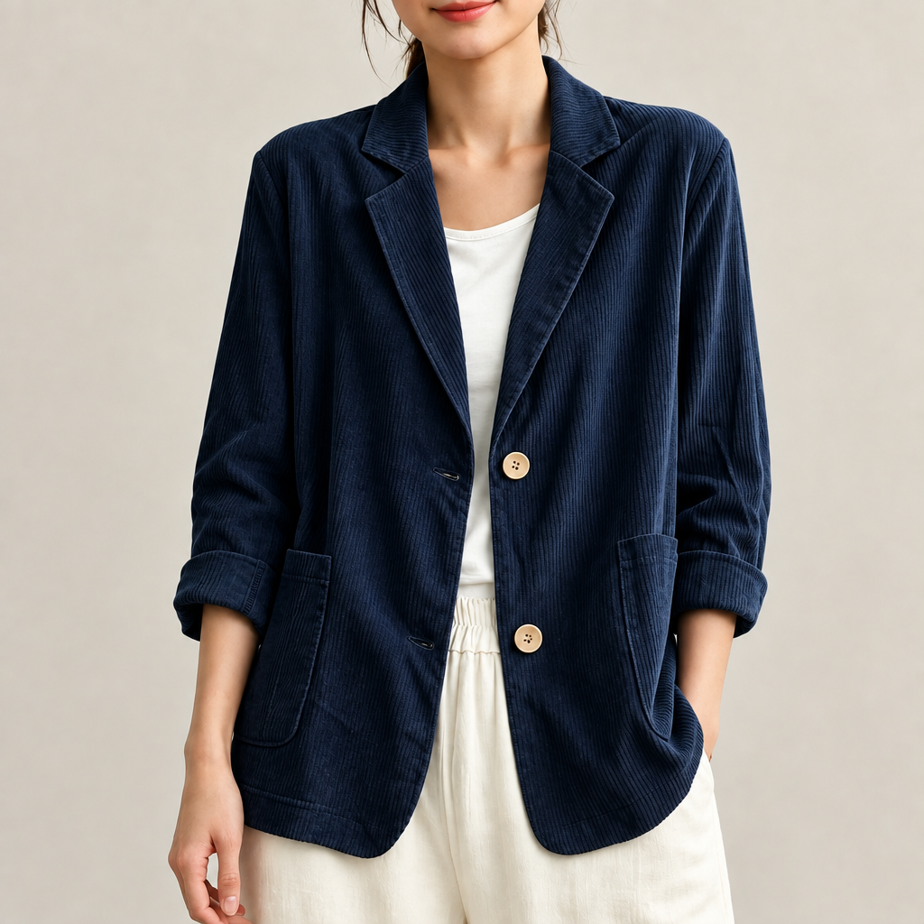 Lena Relaxed Corduroy Blazer