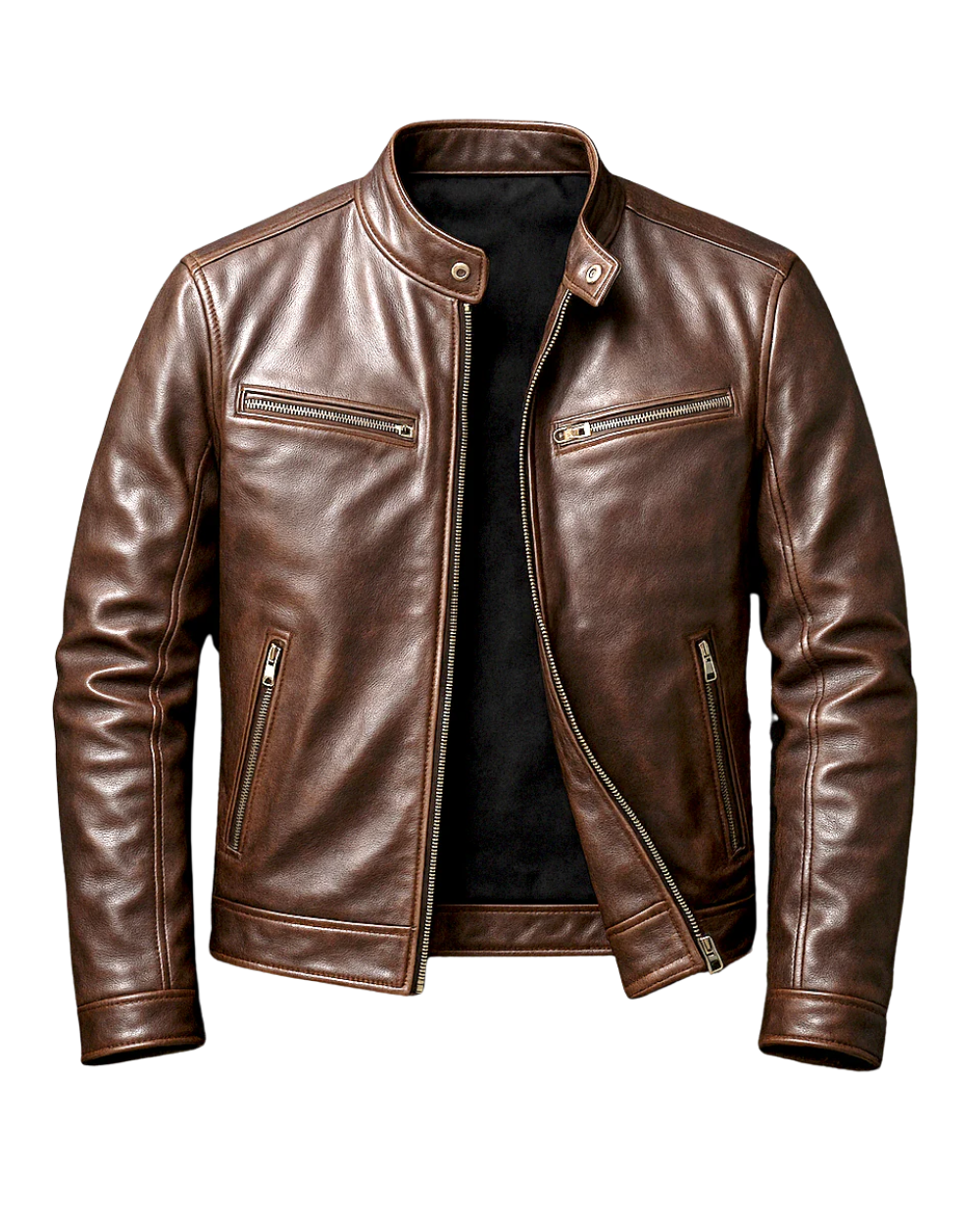 Guido Vintage Leather-Look Jacket