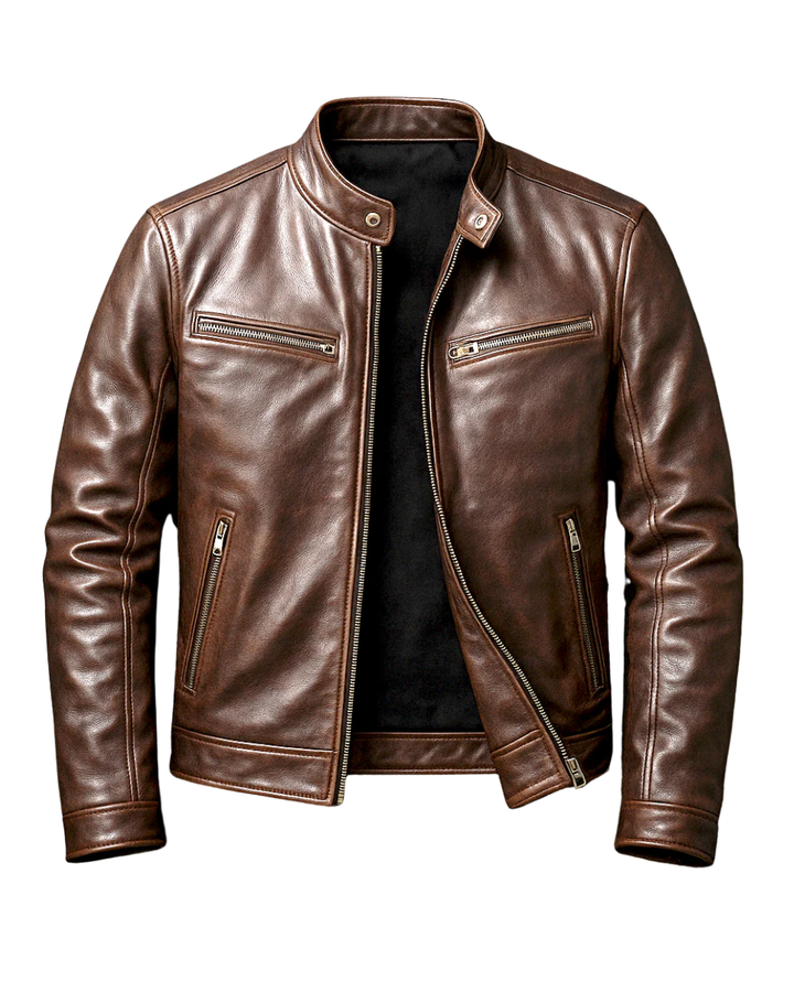 Guido Vintage Leather-Look Jacket