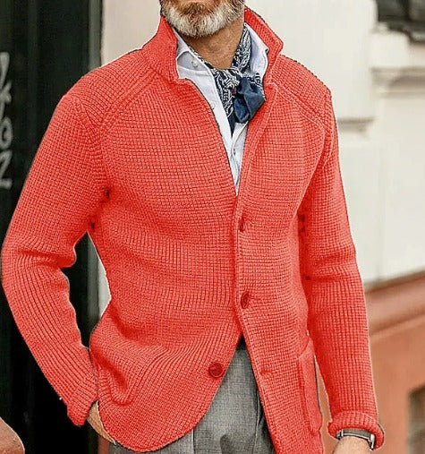 Mauricio Blazer-Inspired Knit Cardigan
