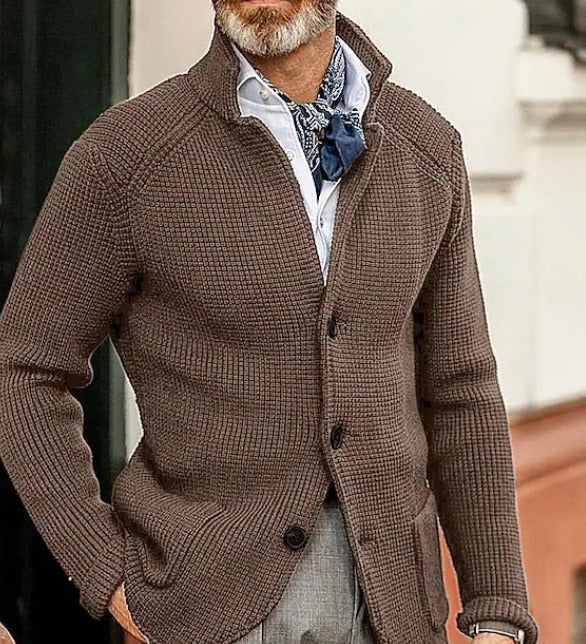 Mauricio Blazer-Inspired Knit Cardigan
