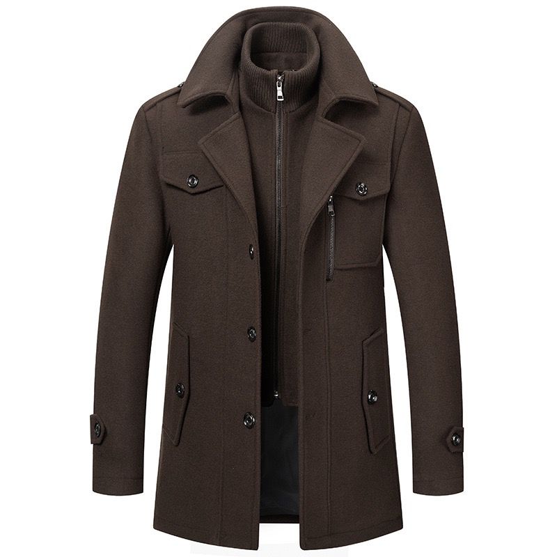 Luciano Two-Piece Wool-Blend Coat