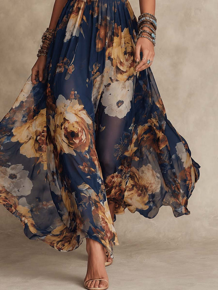 CLEA CHIFFON MAXI DRESS