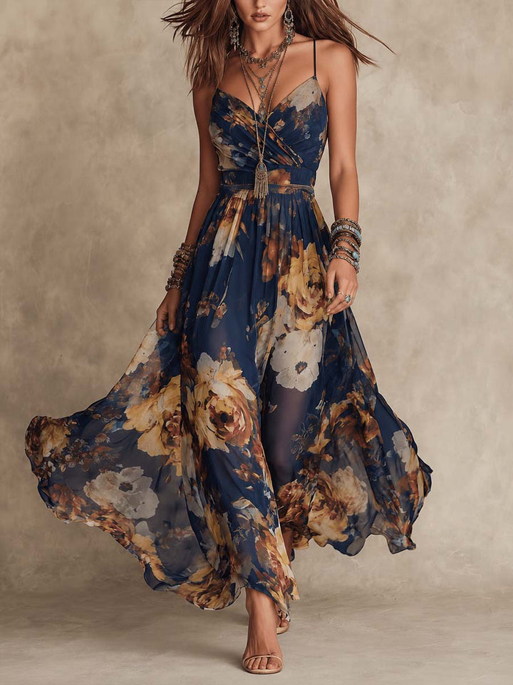 CLEA CHIFFON MAXI DRESS