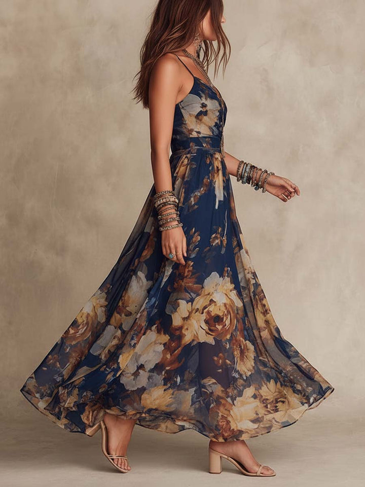 CLEA CHIFFON MAXI DRESS