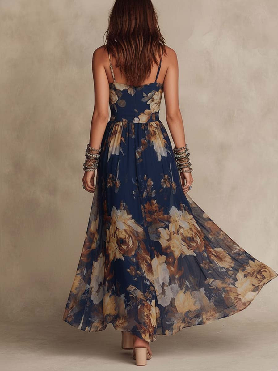CLEA CHIFFON MAXI DRESS