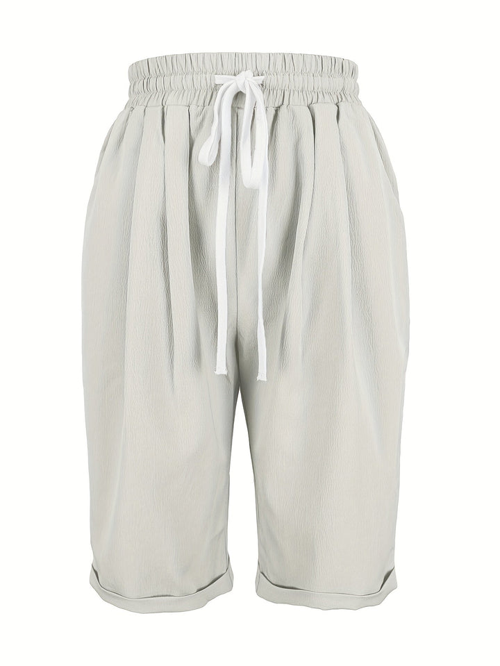 ANNE RELAXED CAPRI TROUSERS