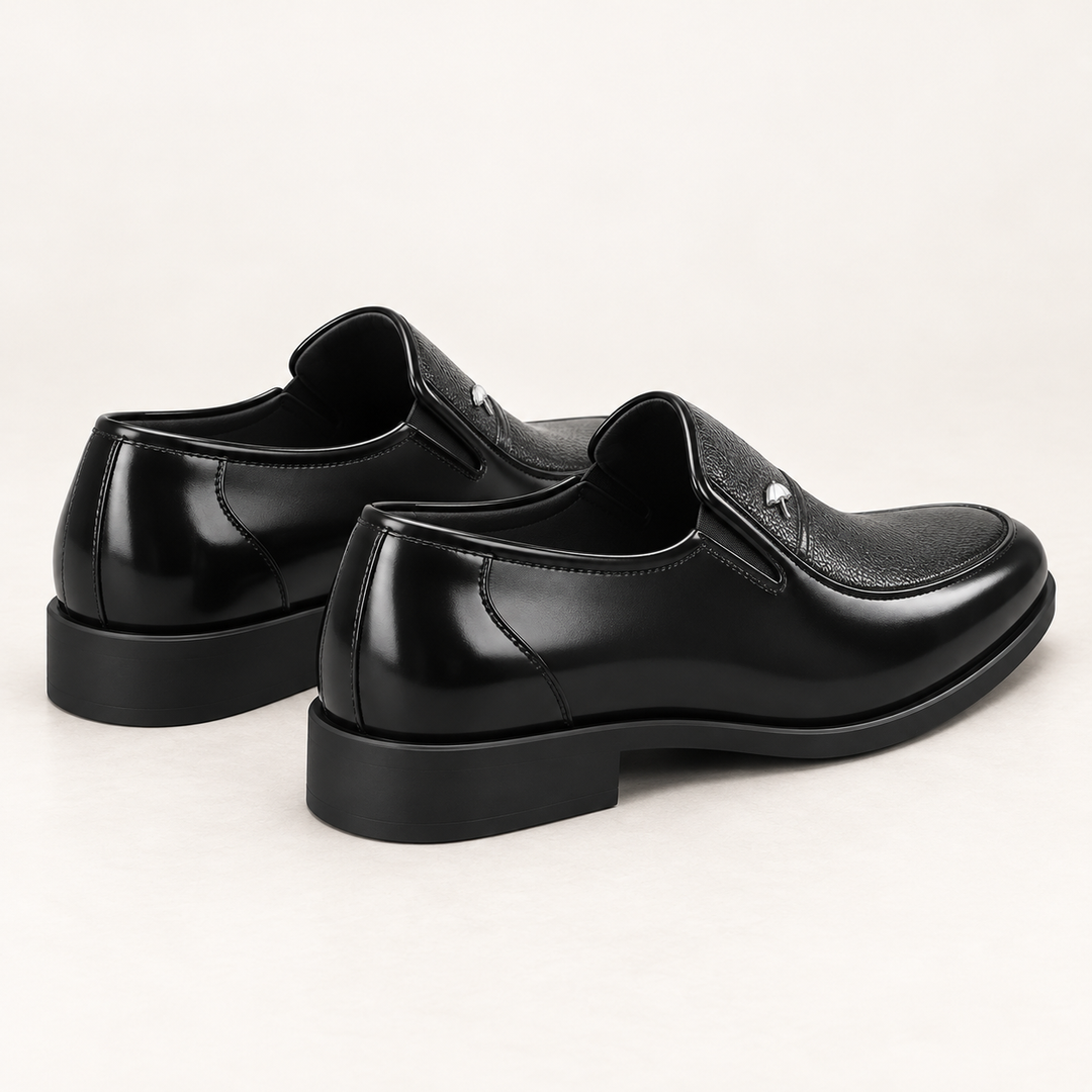 Rear three-quarter view of Ashford Comfort Slip-On Shoes