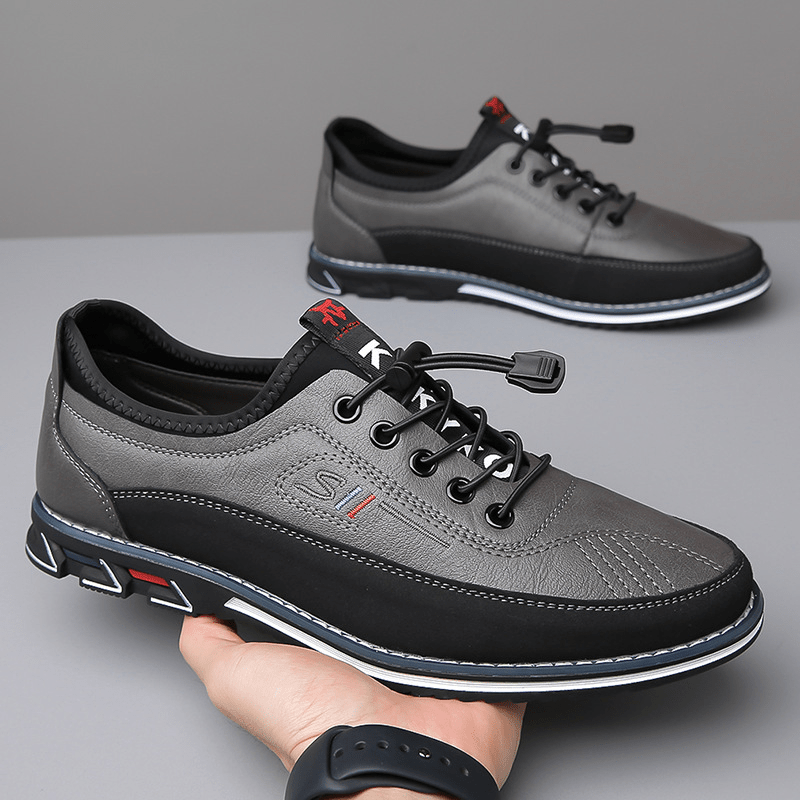 Emilio Comfort Leather Lace-up Shoes