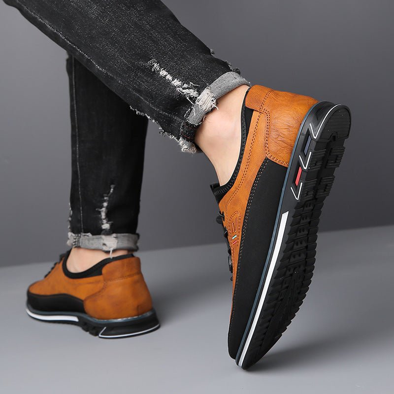 Emilio Comfort Leather Lace-up Shoes