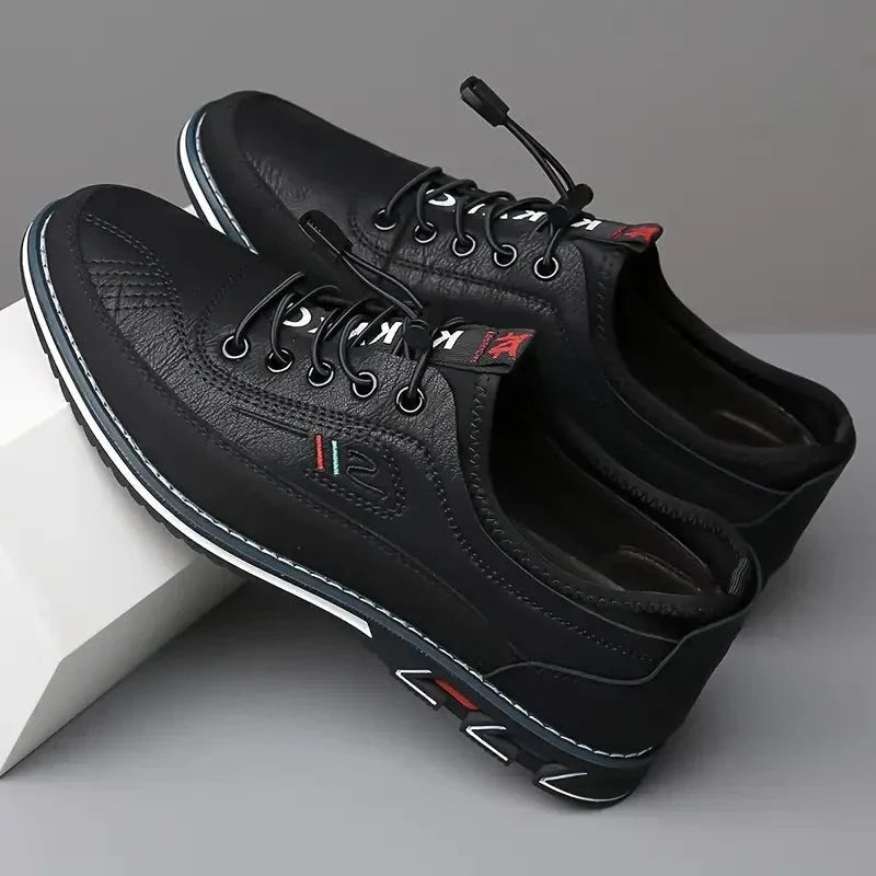 Emilio Comfort Leather Lace-up Shoes