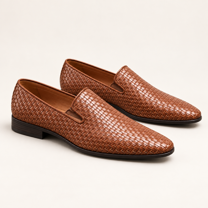 Low side view of Bellamy Woven Comfort Loafers