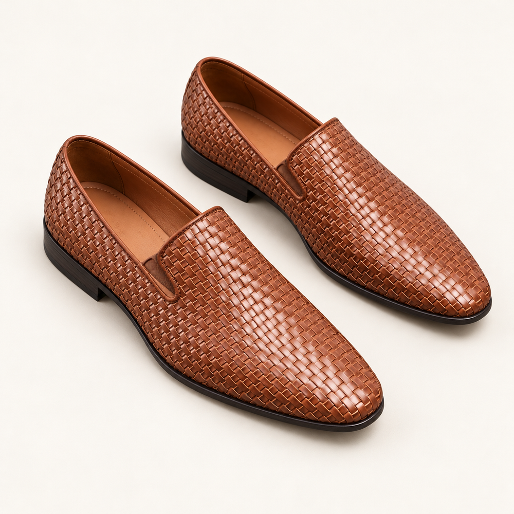 Bellamy Woven Comfort Loafers viewed from above