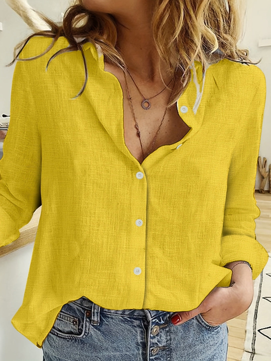 Modern Long-Sleeve Shirt for Women