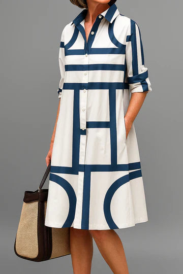 Naomi Elegant Midi Dress