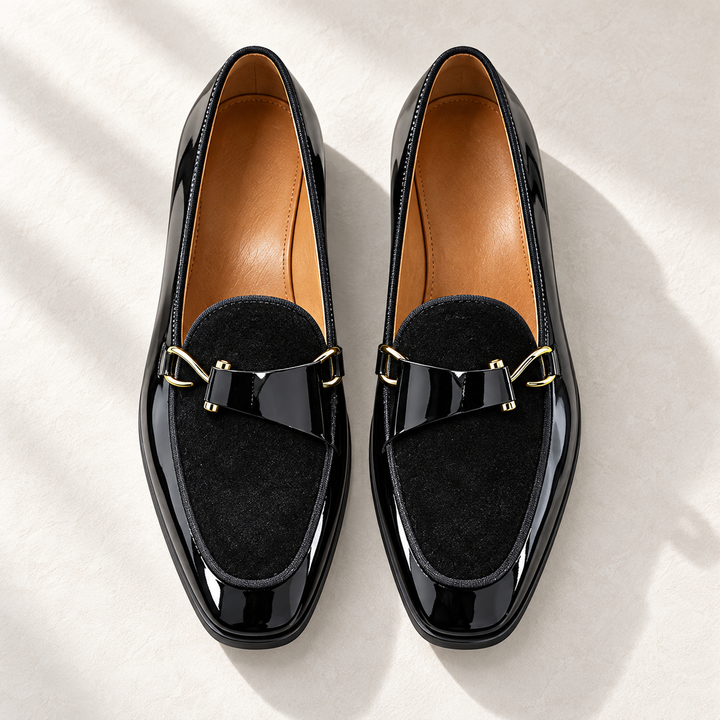 Bromley Contrast Loafers – top studio view