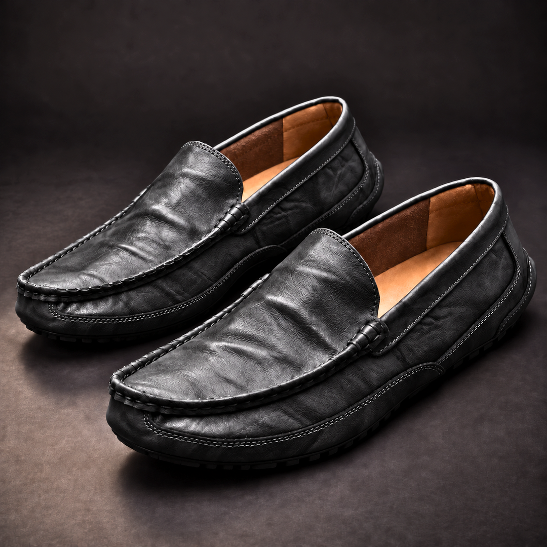 Santori | Cushioned Leather Loafers
