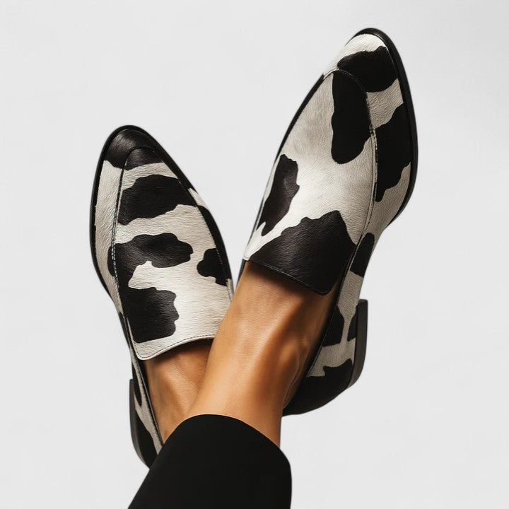 Two-Tone Print Loafer by Roseworth London