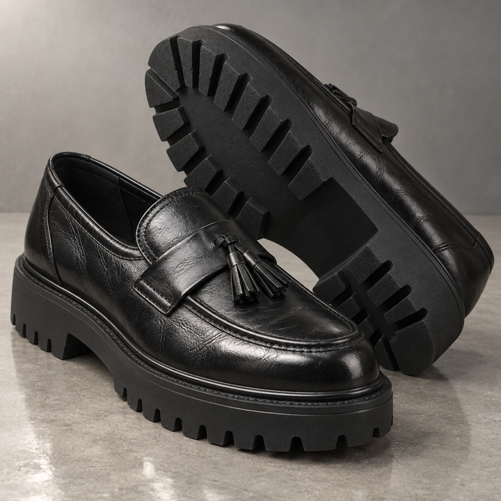 Traviso Leather Tassel Derby Shoes