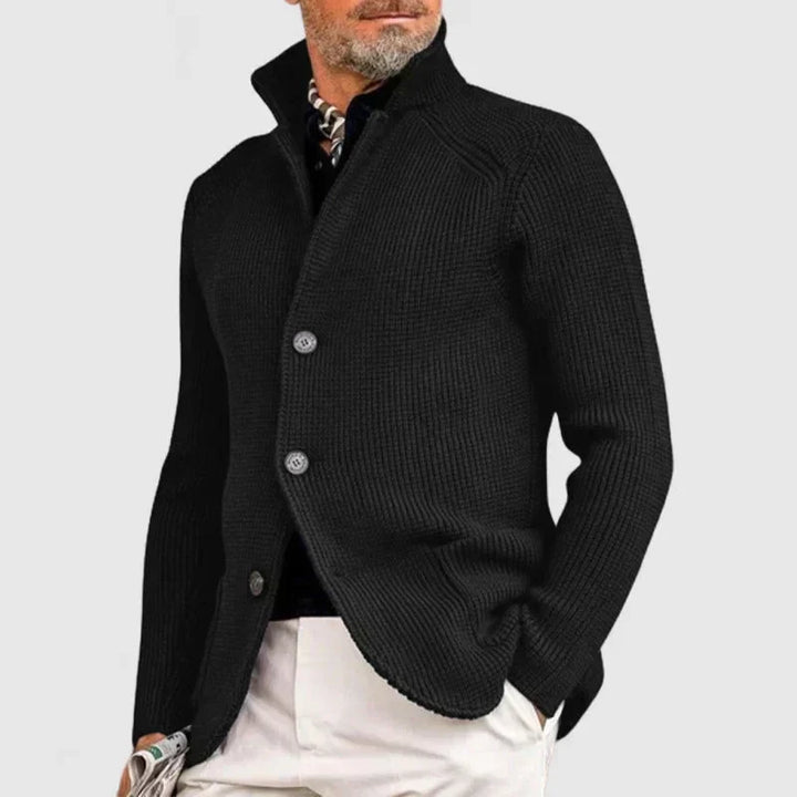 Mauricio Blazer-Inspired Knit Cardigan