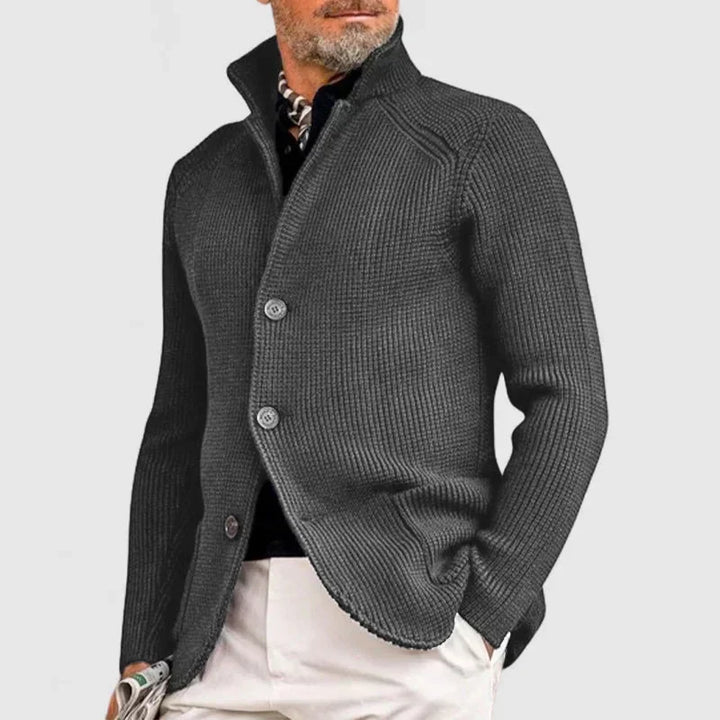 Mauricio Blazer-Inspired Knit Cardigan