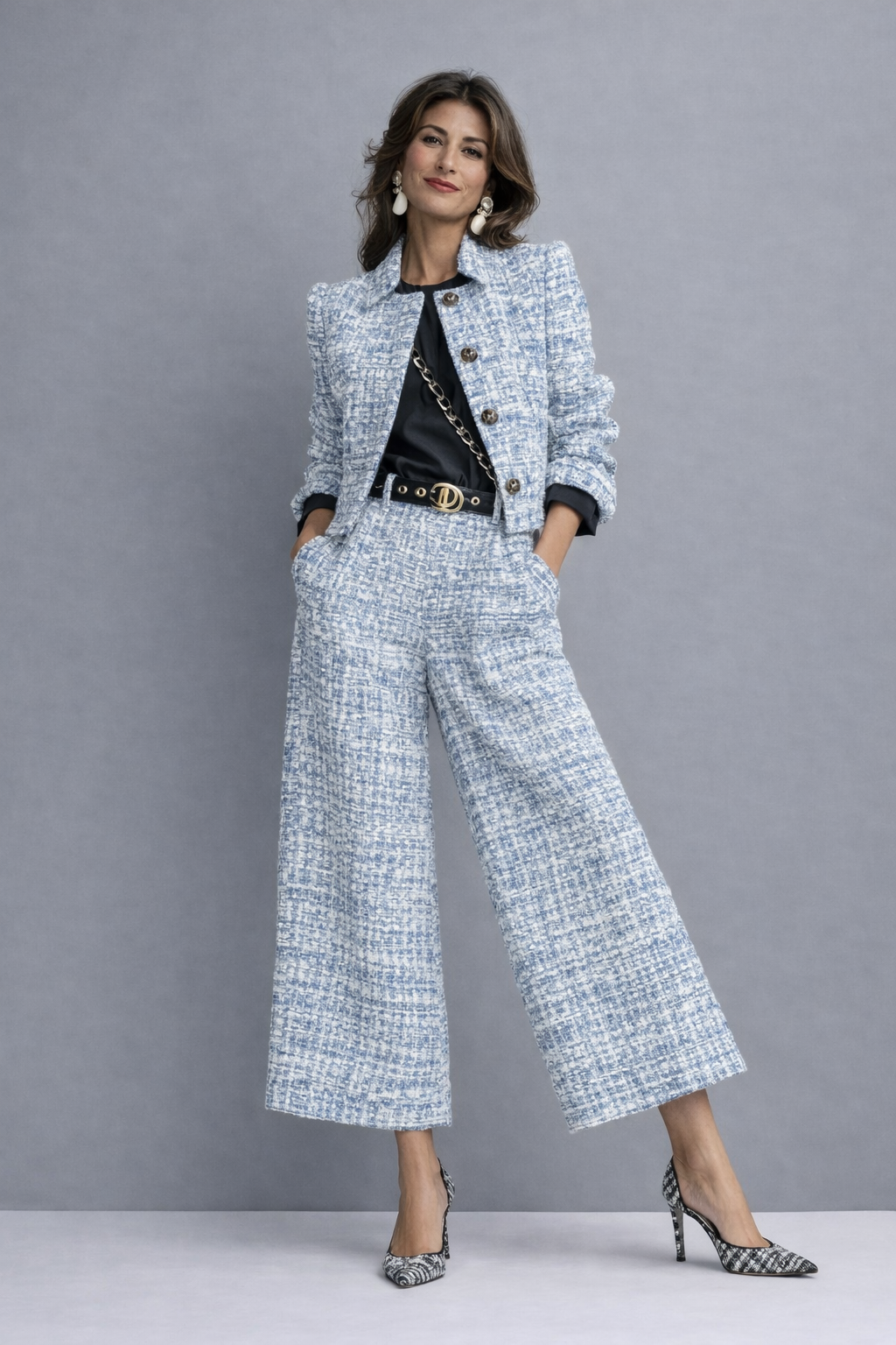 Helena Refined Tweed Two-Piece Set