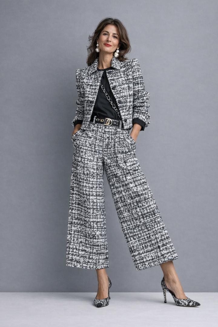 Helena Refined Tweed Two-Piece Set