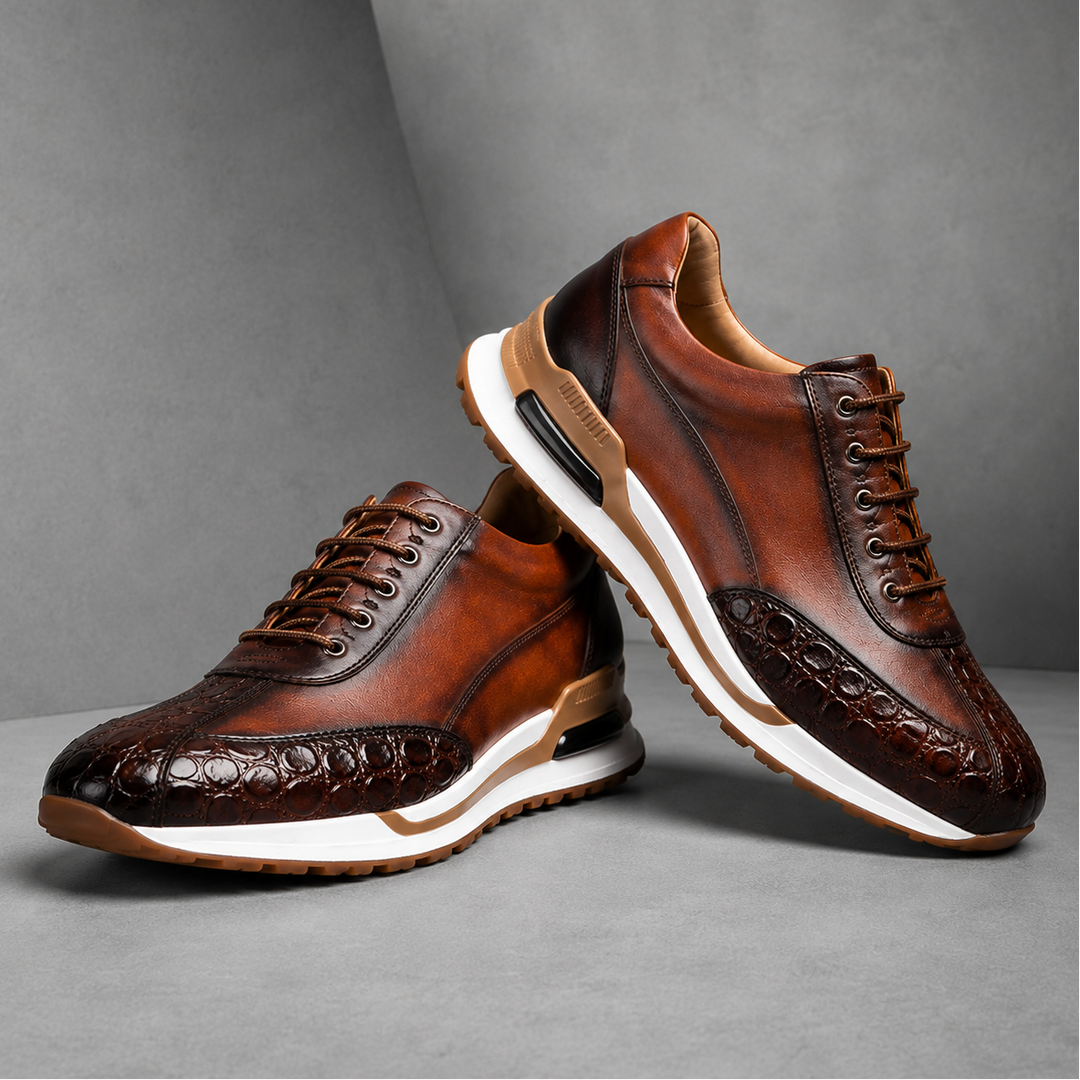 Santino Orthopaedic Leather Trainers