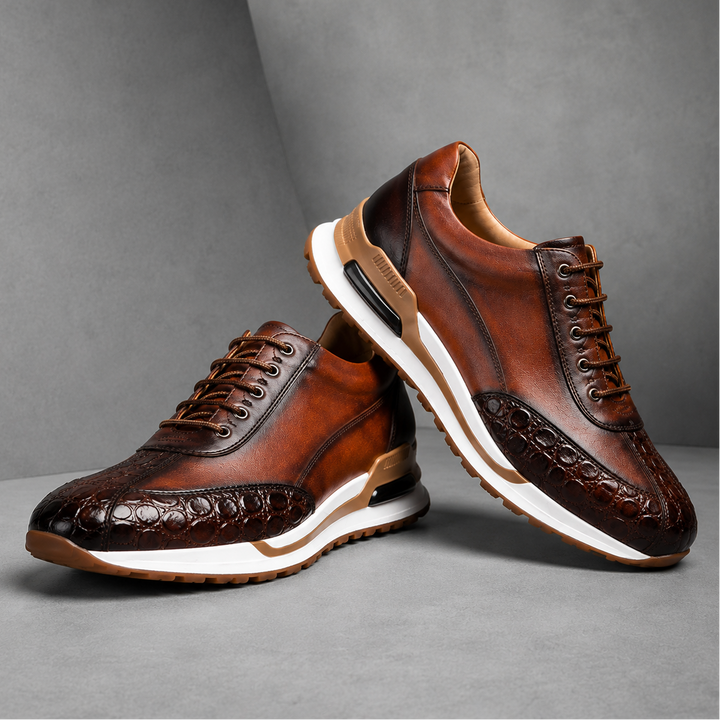 Santino Orthopaedic Leather Trainers