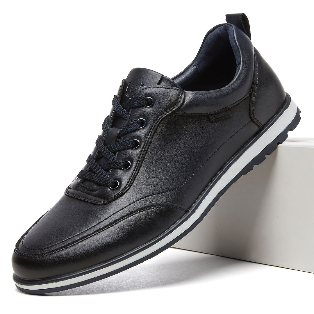 PRESTON LIGHTWEIGHT LEATHER SNEAKERS