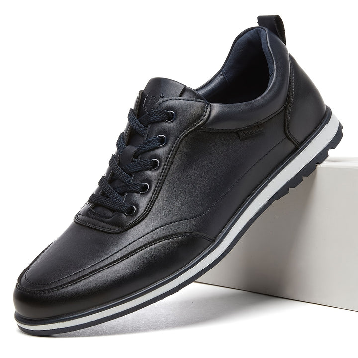 PRESTON LIGHTWEIGHT LEATHER SNEAKERS
