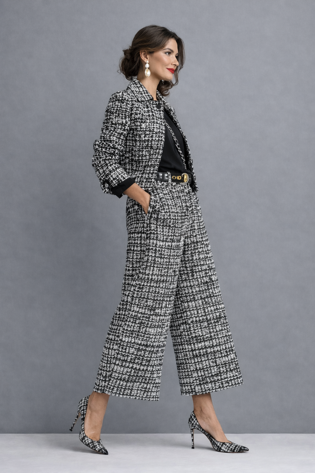 Helena Refined Tweed Two-Piece Set