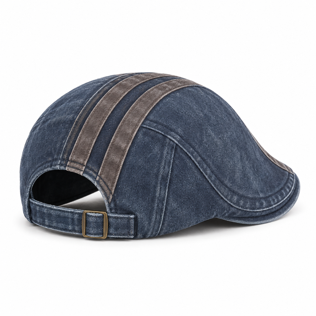 Denim Strip Cap