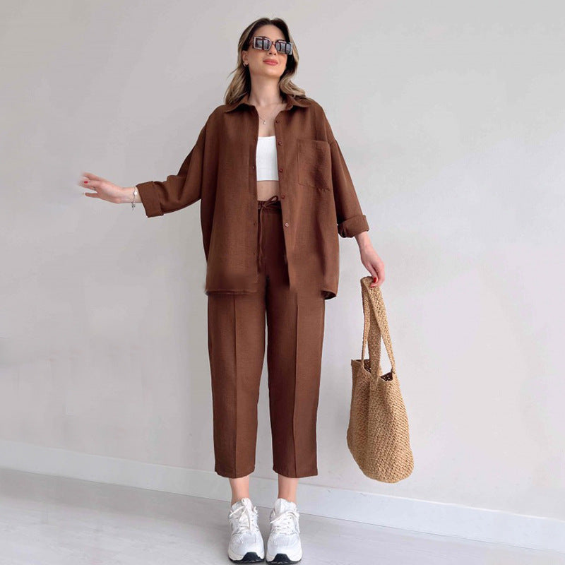 CARLA LINEN TWO PIECE SET
