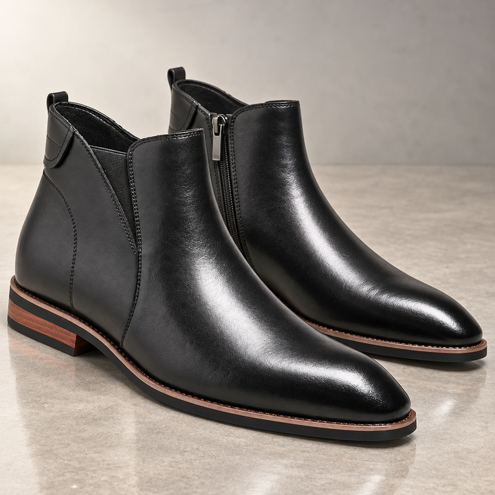 Salvatore Italian Leather Chelsea Boots