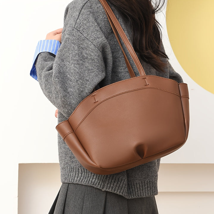 Isla Structured Tote Bag & Pouch Set