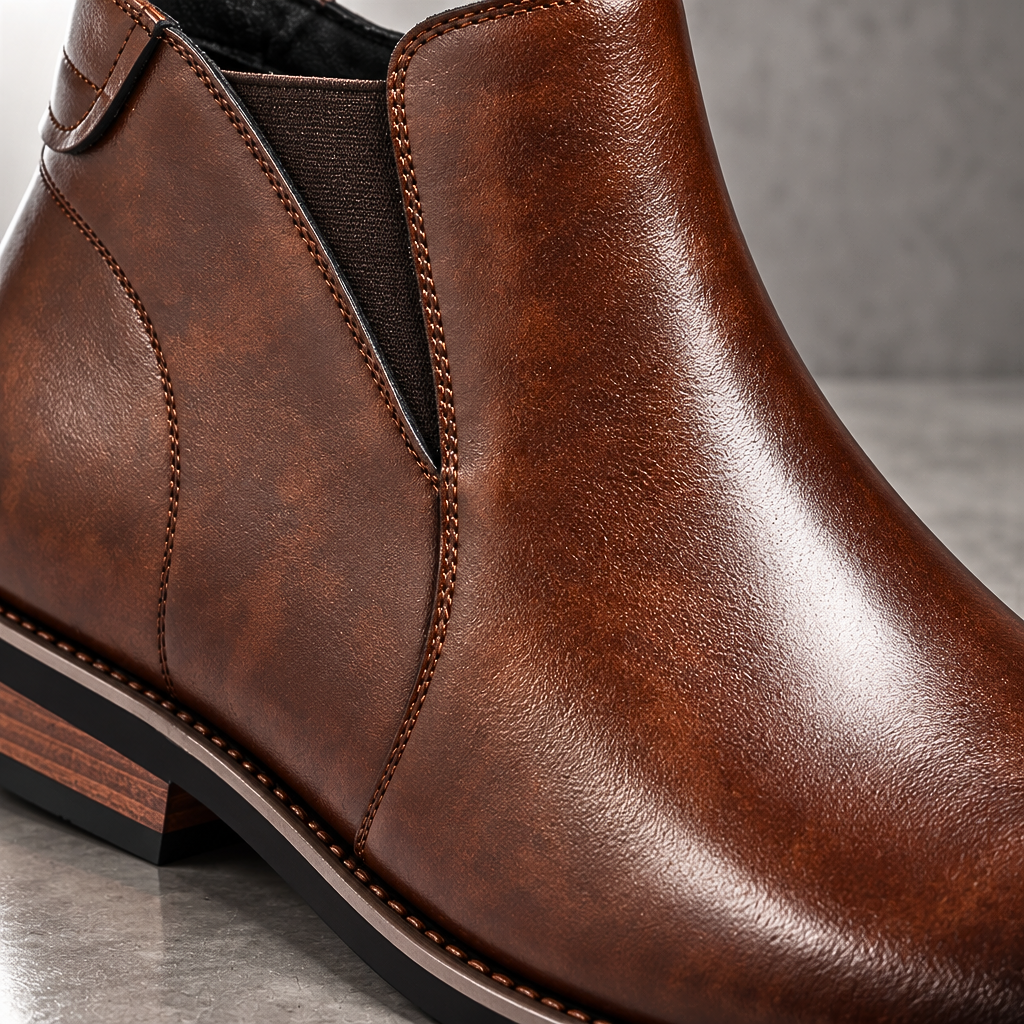 Salvatore Italian Leather Chelsea Boots