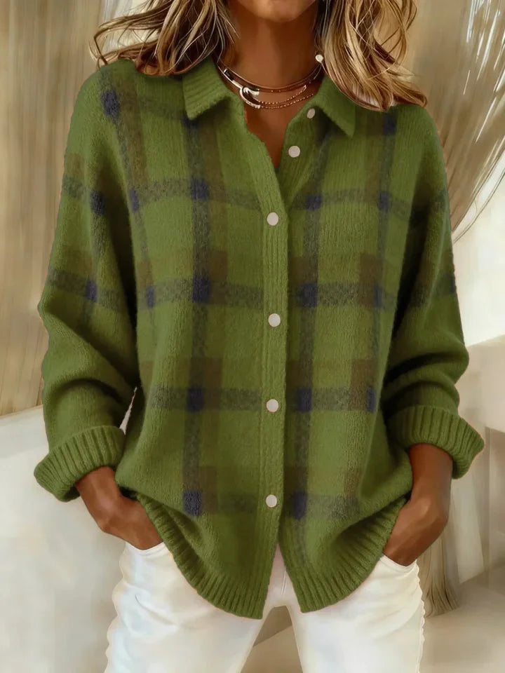 Brinovelle - Chic and Cozy Checkered Vest
