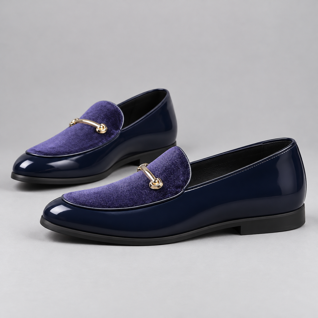 Garrett Purple loafers, alternate studio angle