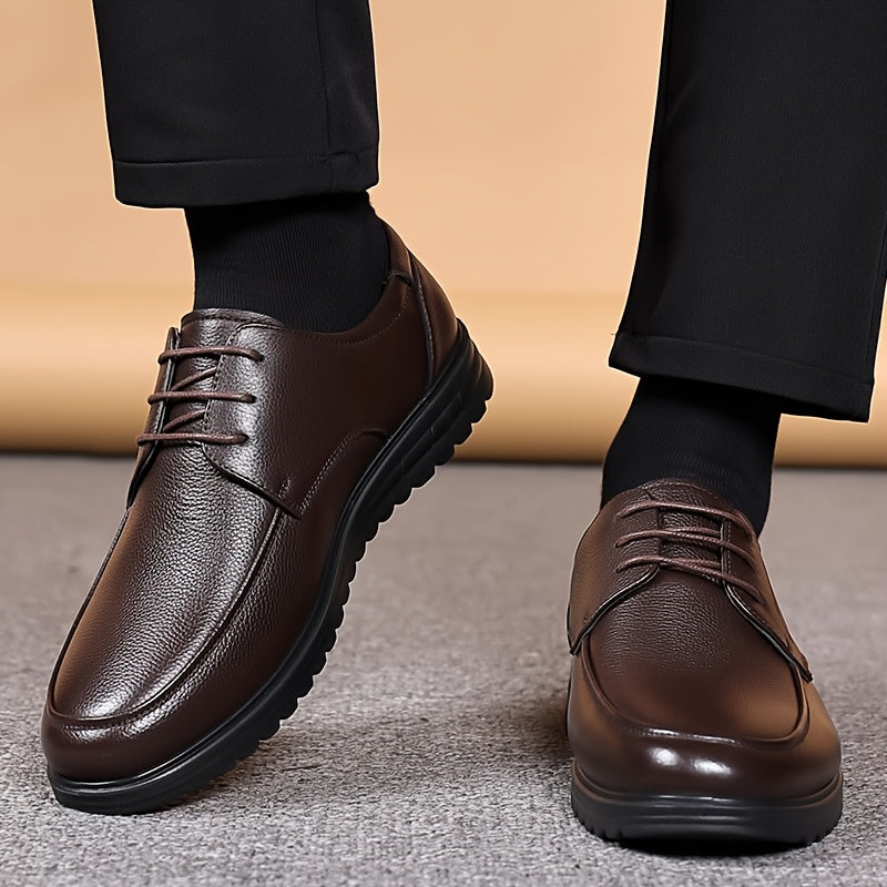 WARREN CLASSIC LEATHER LACE-UP SHOES