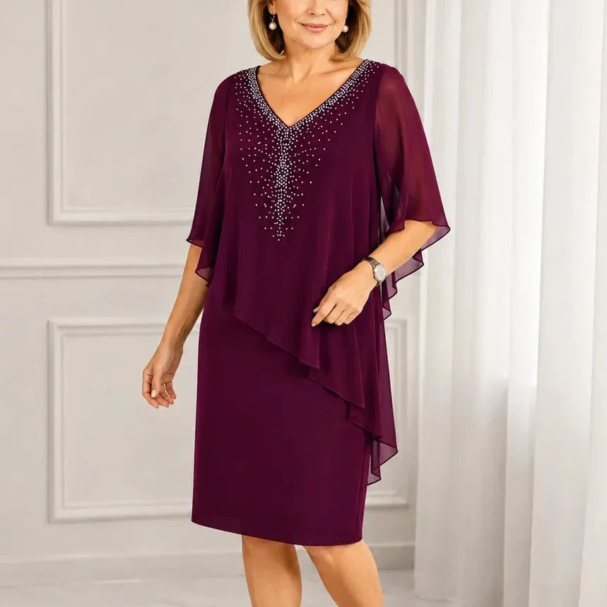 Joise Draped Occasion Dress