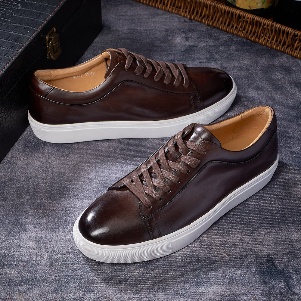 SHOREDITCH LEATHER SNEAKERS