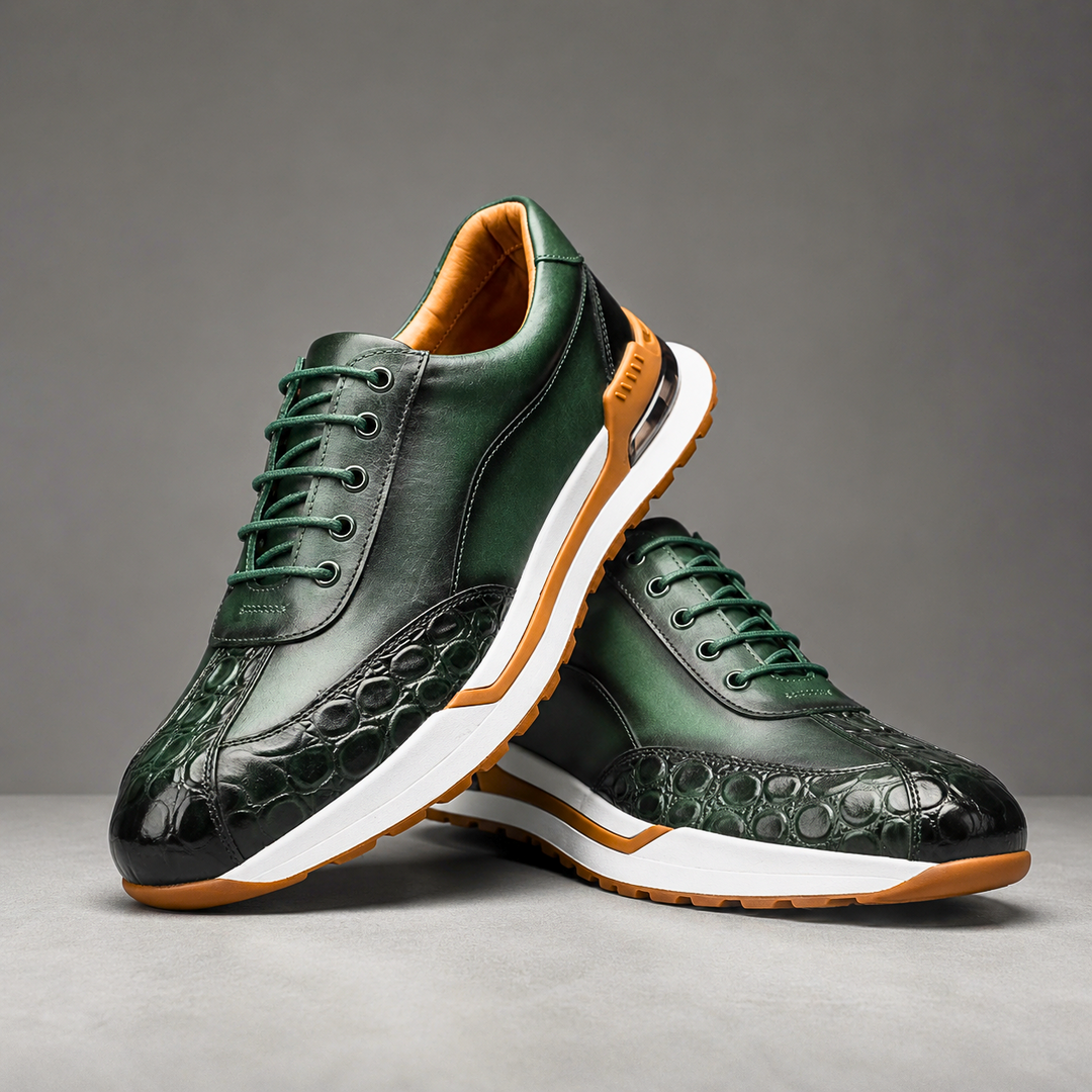Santino Orthopaedic Leather Trainers