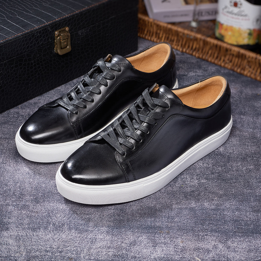 SHOREDITCH LEATHER SNEAKERS