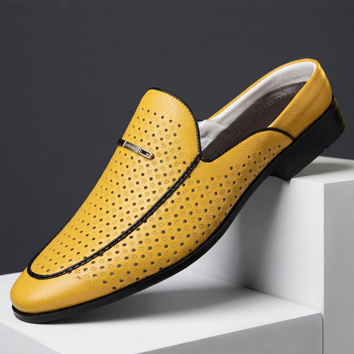 Castagnozzi Leather Perforated Mules Bundle