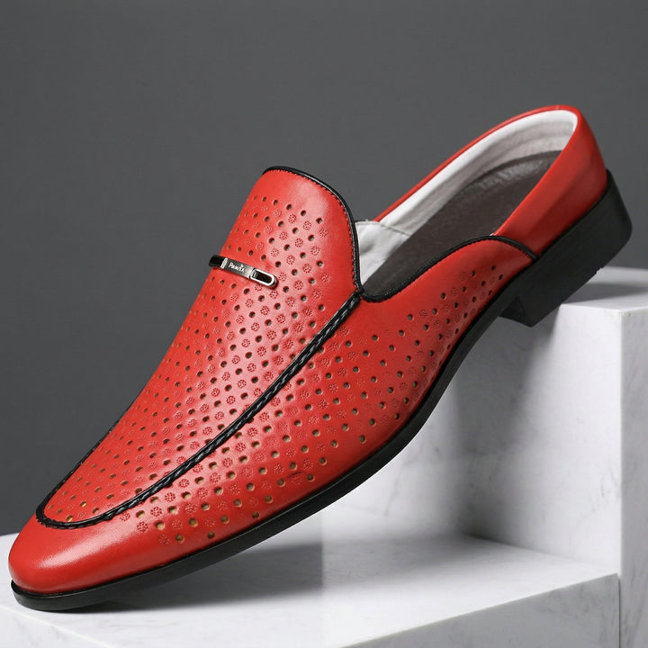 Castagnozzi Leather Perforated Mules Bundle