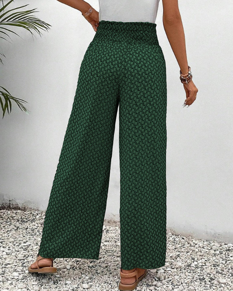 VERA RELAXED WIDE LEG TROUSERS
