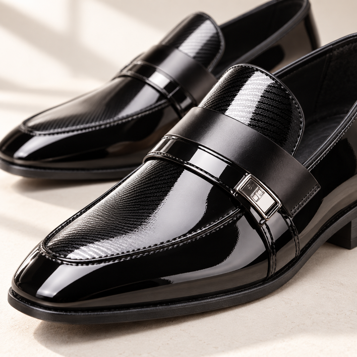 Harrington Polished Loafers – detail studio view