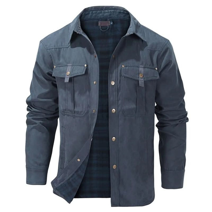 Endeavour Plaid-Lined Utility Jacket